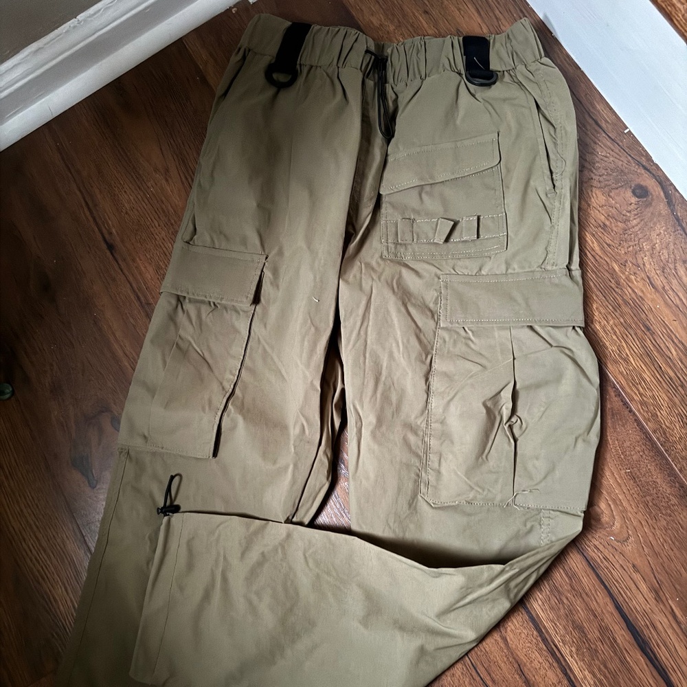 American Stitch - Olive Green Drawstring Cargo Pants